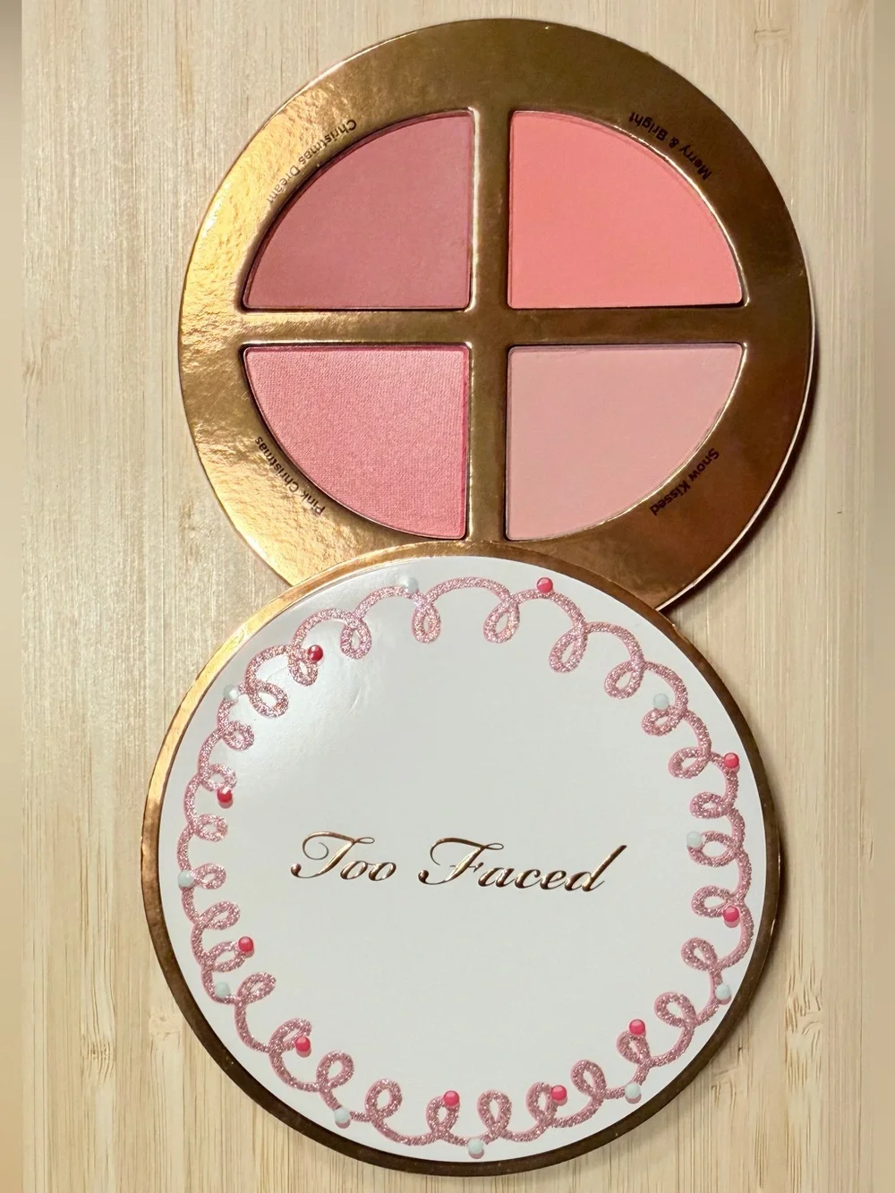 Brand New Too Faced Let It Snow Girl 3 Palette Holiday Set Rare 2019
